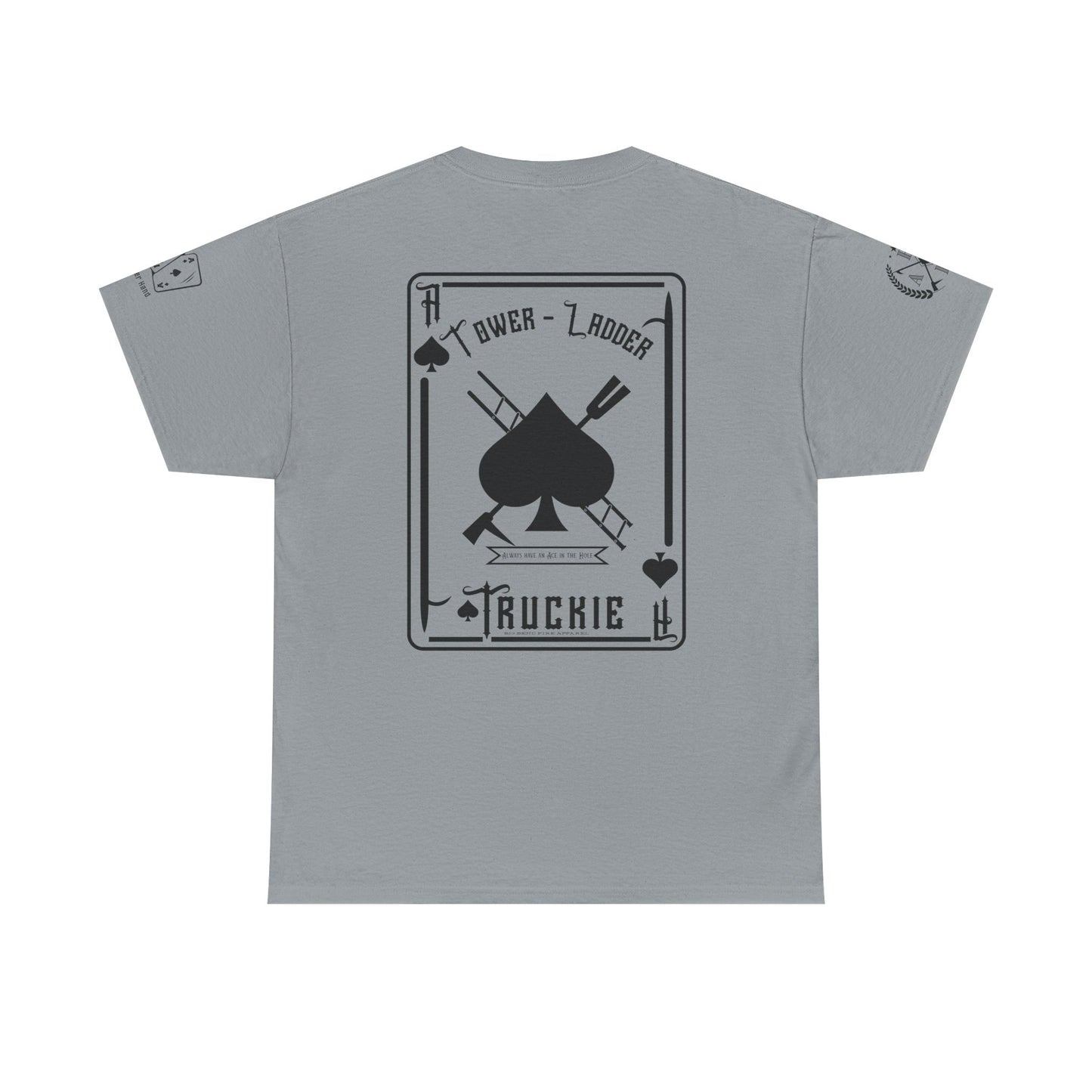 Ace of Spades Truckie Graphic Tee - Unisex Heavy Cotton T-Shirt - Multiple Colors