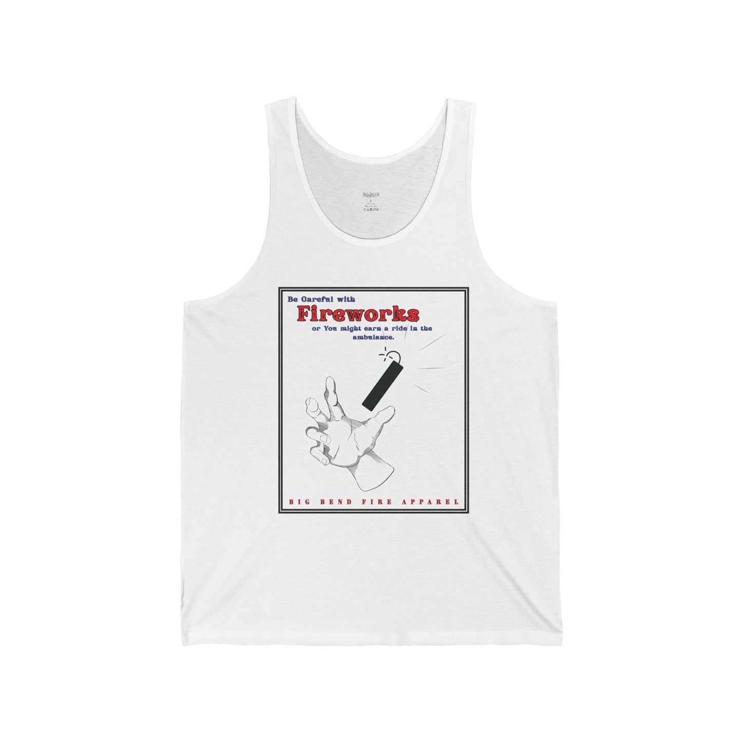 Vintage Fireworks Tank - Unisex Tank top - EMS