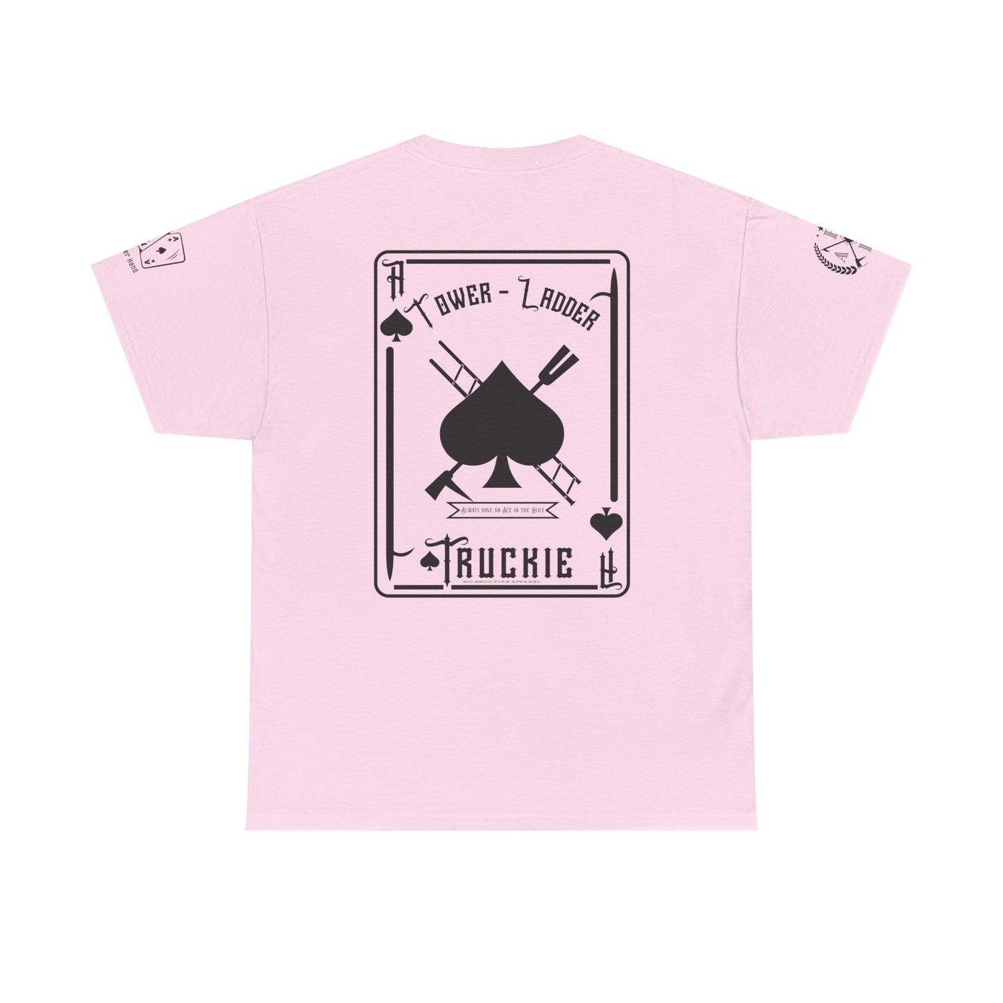 Ace of Spades Truckie Graphic Tee - Unisex Heavy Cotton T-Shirt - Multiple Colors