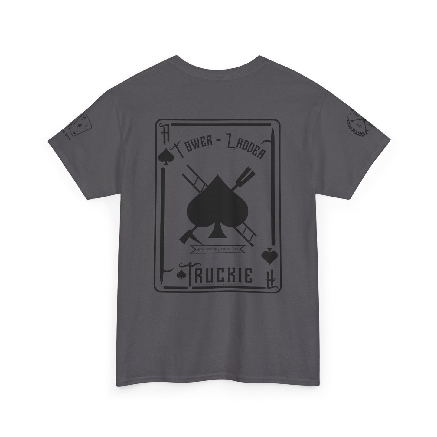 Ace of Spades Truckie Graphic Tee - Unisex Heavy Cotton T-Shirt - Multiple Colors