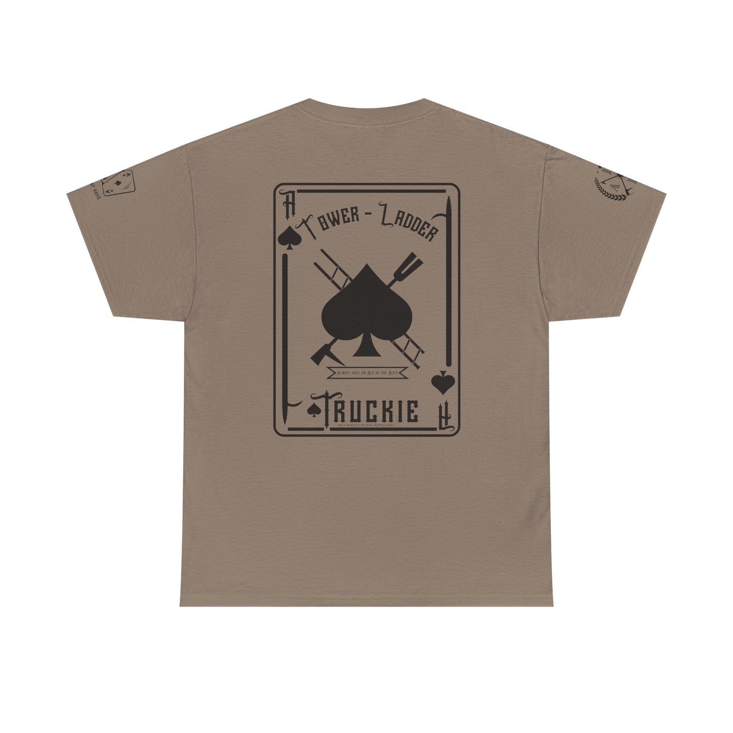 Ace of Spades Truckie Graphic Tee - Unisex Heavy Cotton T-Shirt - Multiple Colors