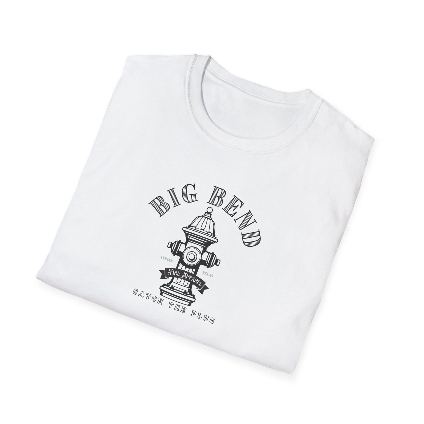 Catch the plug - Sports style tee - White Tee