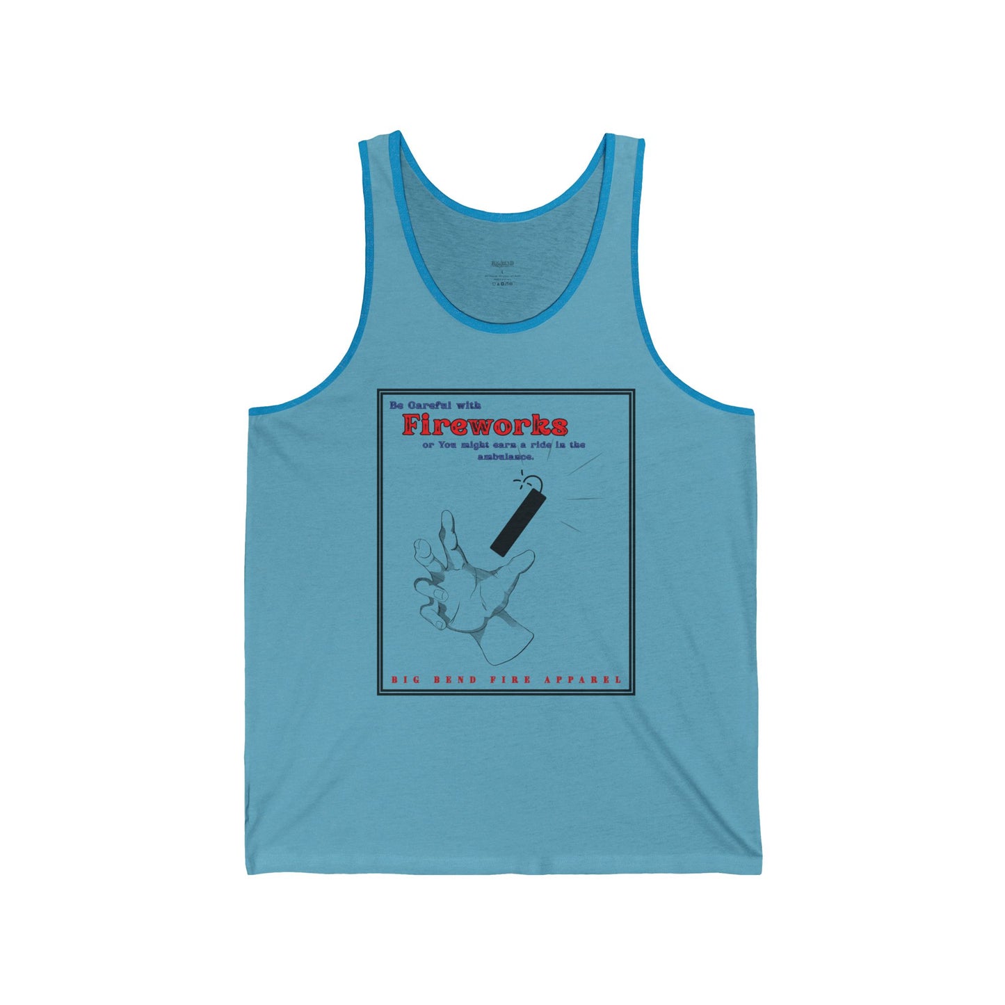 Vintage Fireworks Tank - Unisex Tank top - EMS