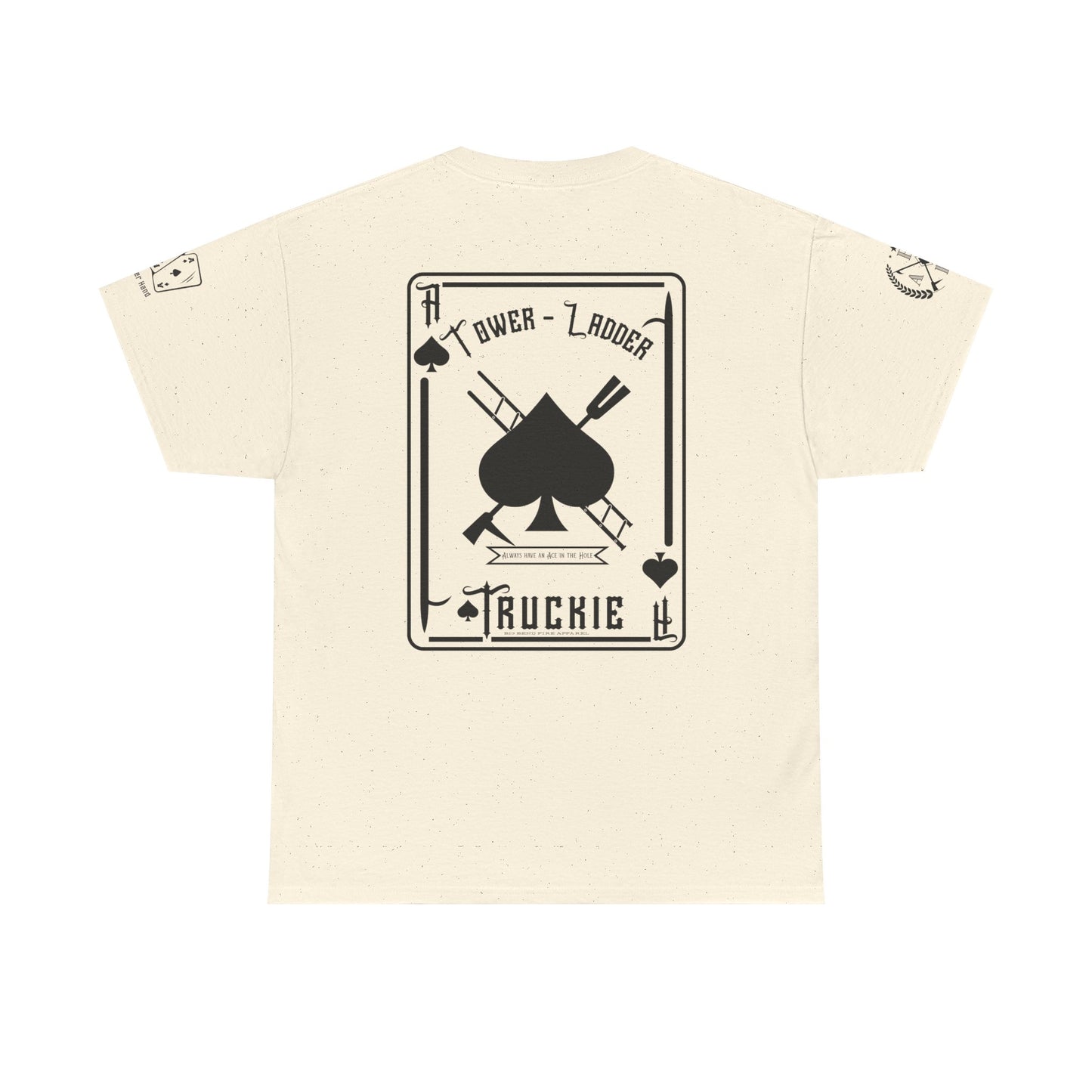 Ace of Spades Truckie Graphic Tee - Unisex Heavy Cotton T-Shirt - Multiple Colors