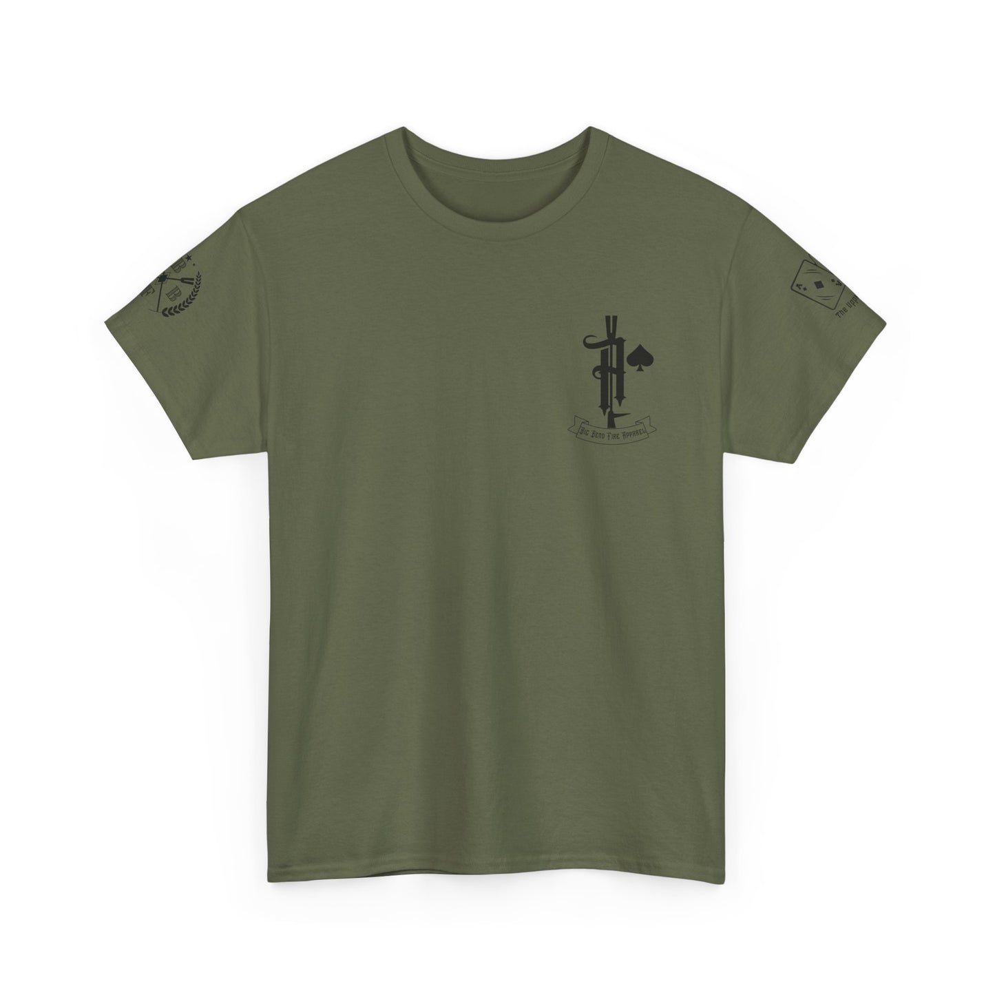 Ace of Spades Truckie Graphic Tee - Unisex Heavy Cotton T-Shirt - Multiple Colors