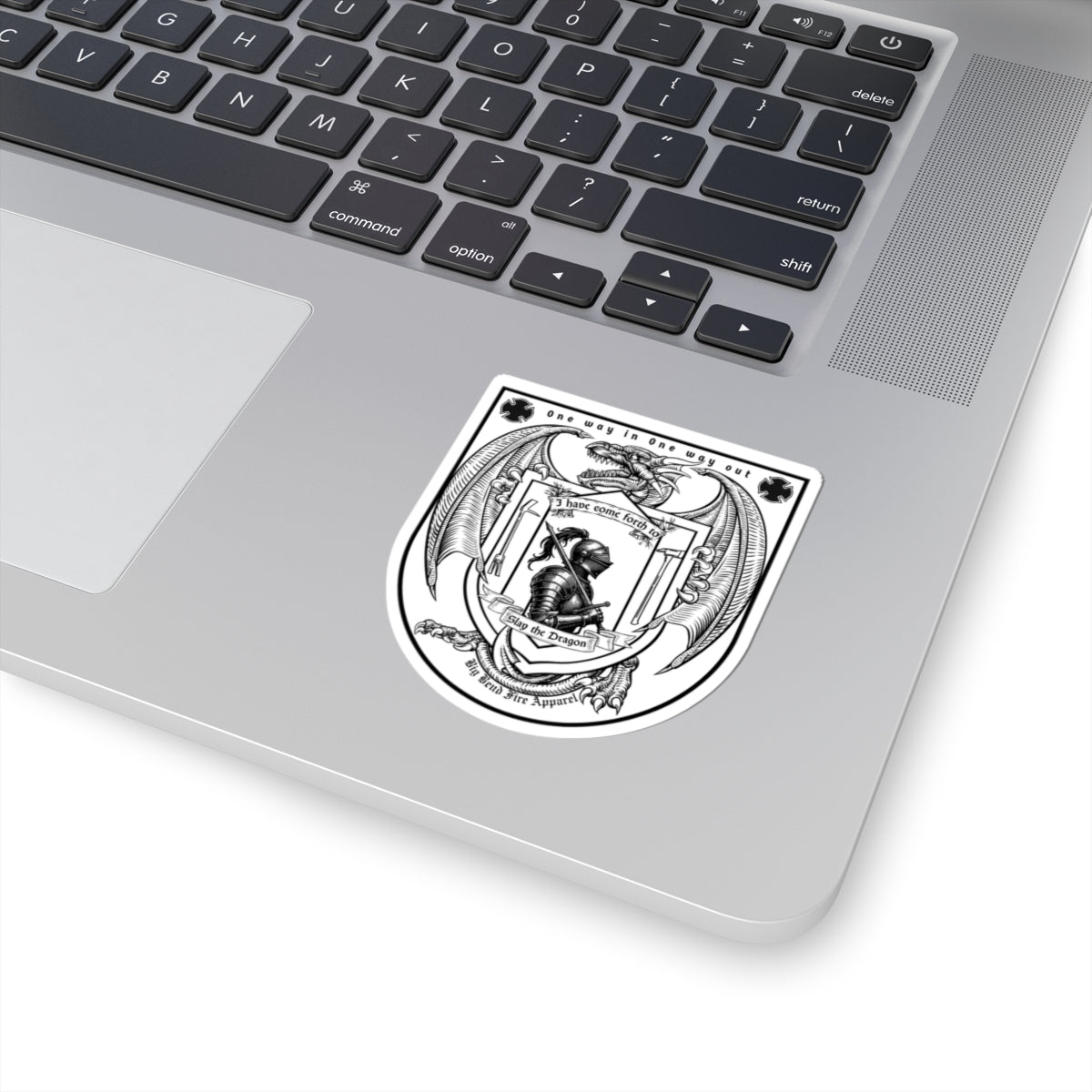 Knight and the Dragon Kiss-Cut Stickers