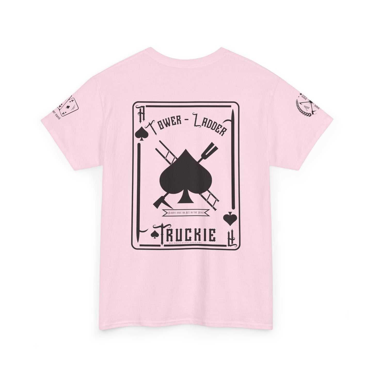 Ace of Spades Truckie Graphic Tee - Unisex Heavy Cotton T-Shirt - Multiple Colors