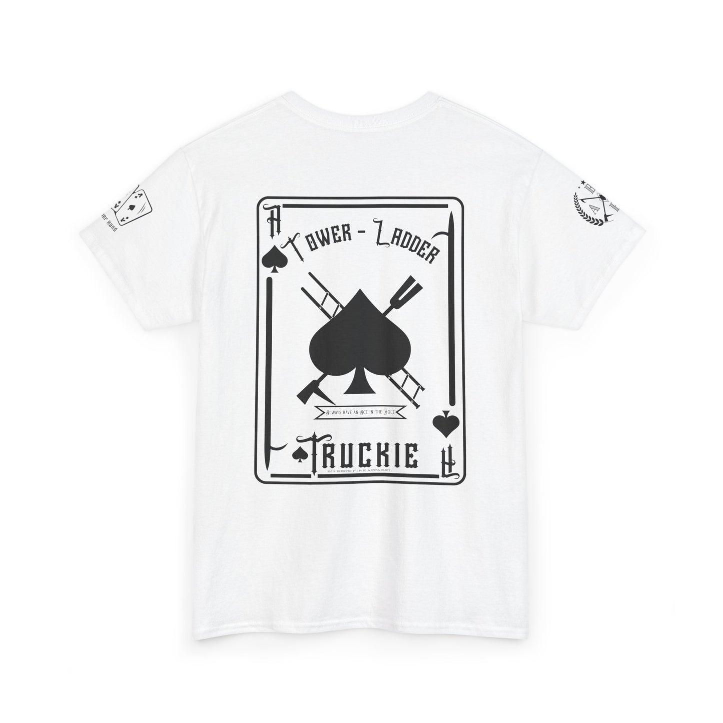 Ace of Spades Truckie Graphic Tee - Unisex Heavy Cotton T-Shirt - Multiple Colors