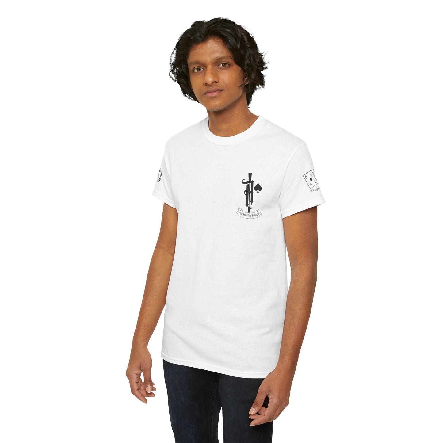 Ace of Spades Truckie Graphic Tee - Unisex Heavy Cotton T-Shirt - Multiple Colors