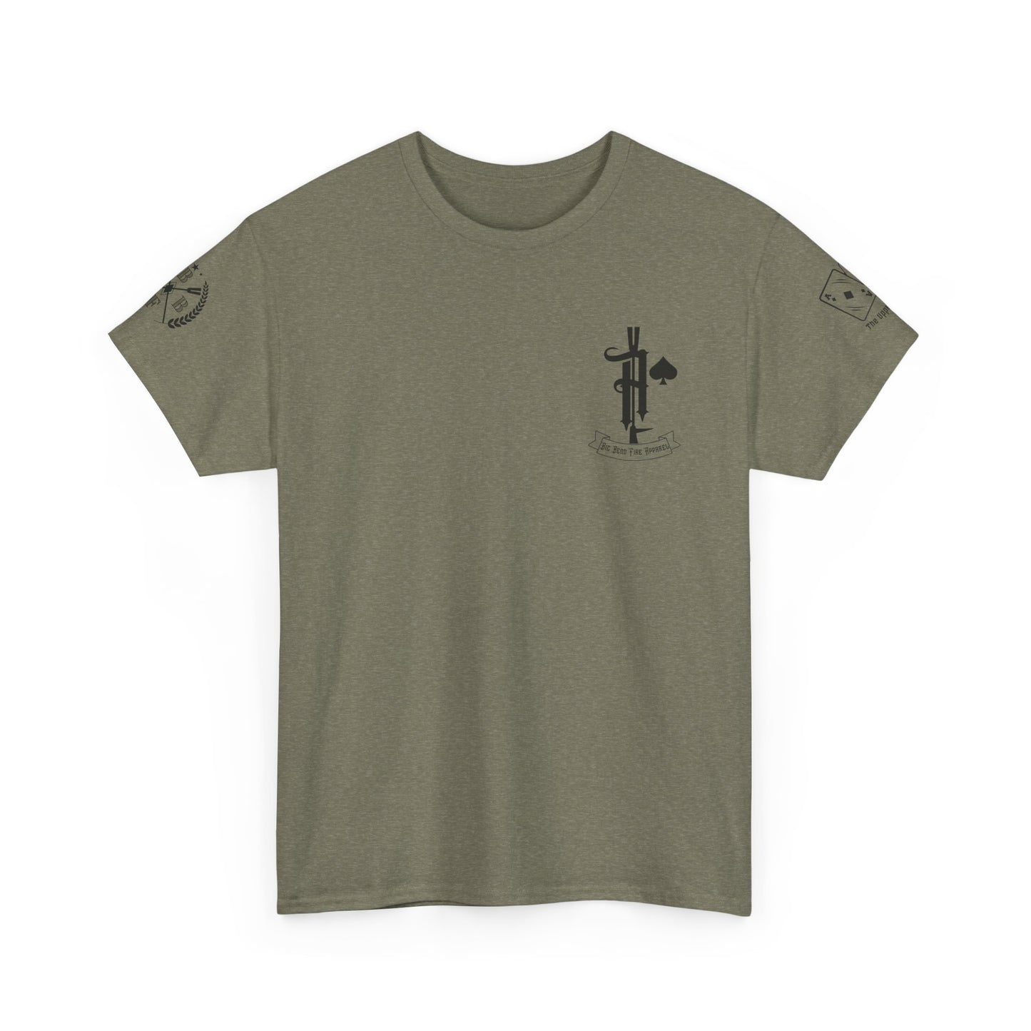Ace of Spades Truckie Graphic Tee - Unisex Heavy Cotton T-Shirt - Multiple Colors
