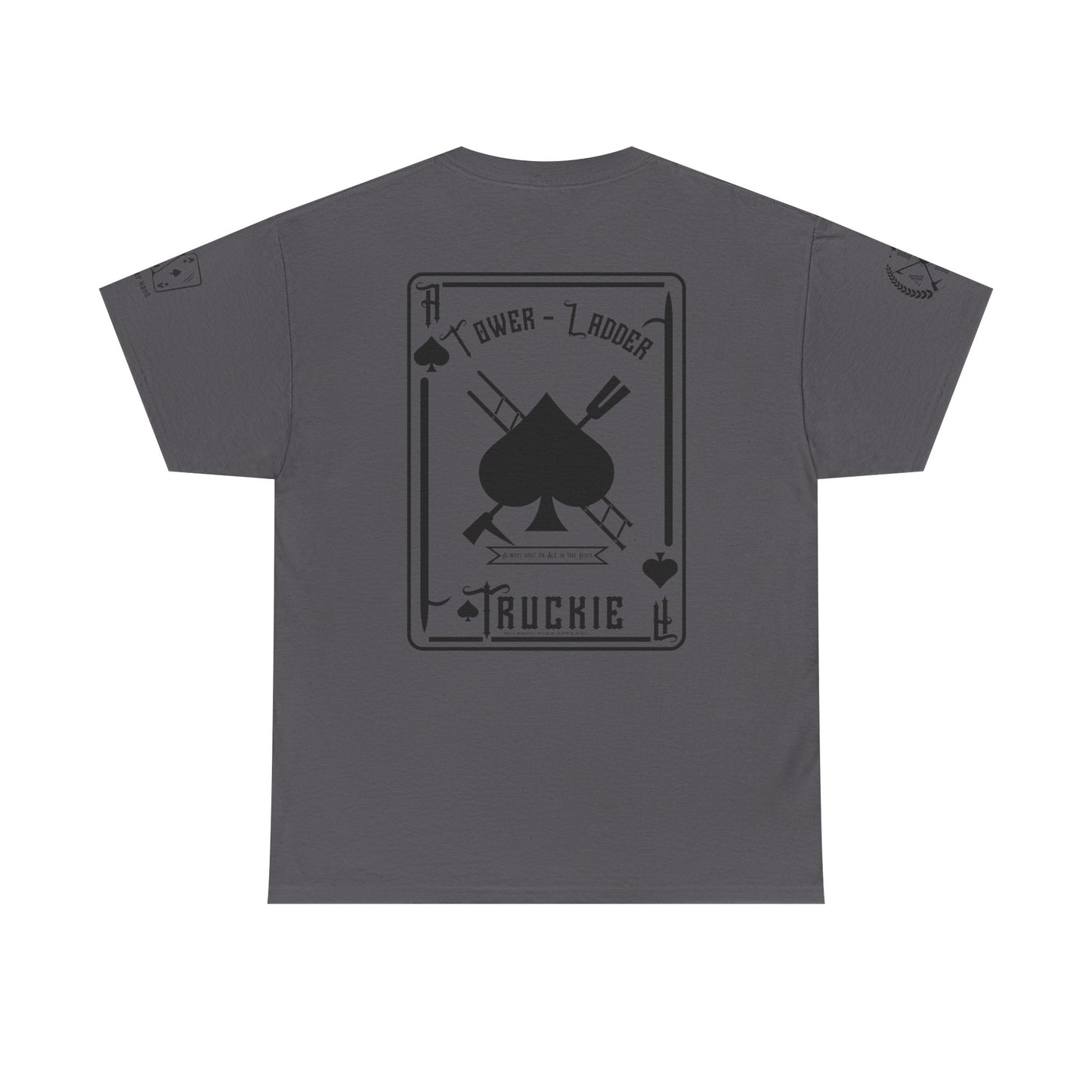 Ace of Spades Truckie Graphic Tee - Unisex Heavy Cotton T-Shirt - Multiple Colors