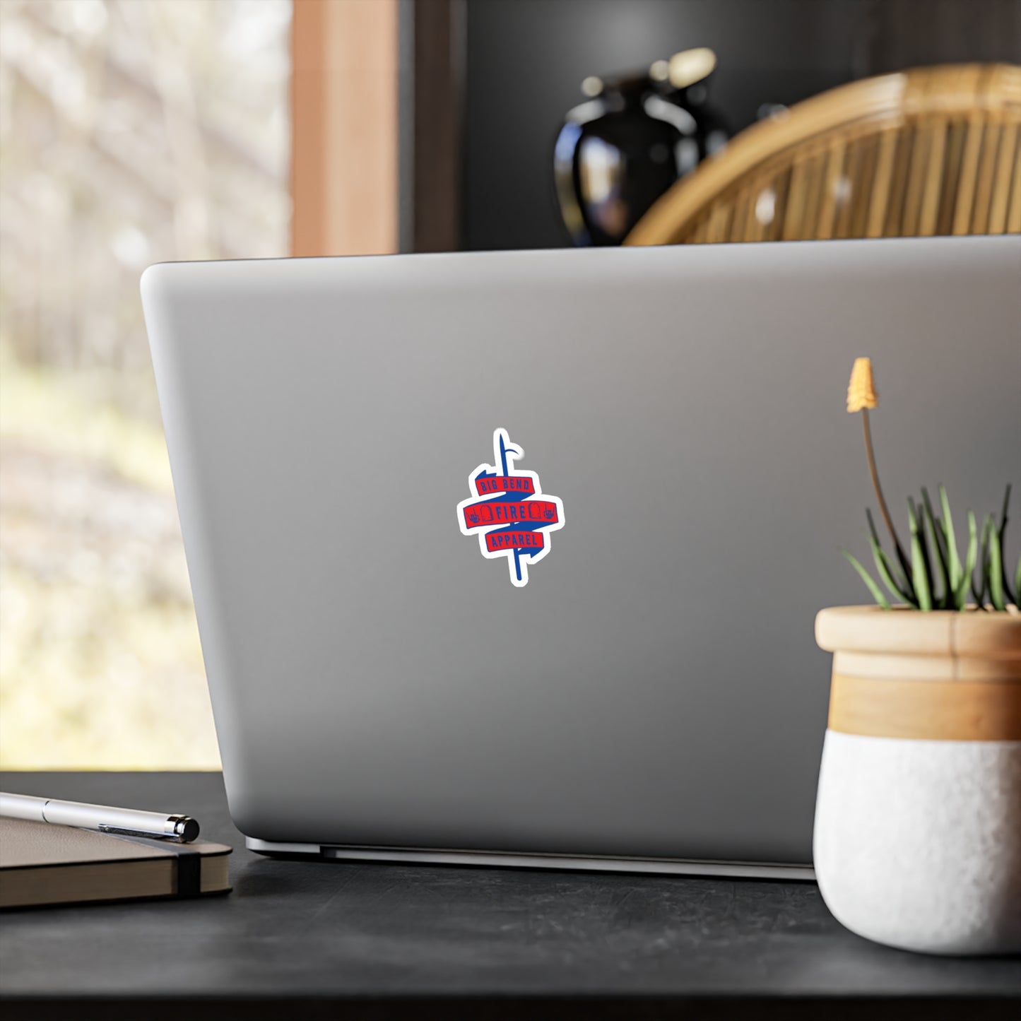 Poking Holes Vinyl Kiss-Cut Stickers, Firefighter Stickers, Outdoor Adventure Decor, Laptop, Water Bottle, Gift Ideas
