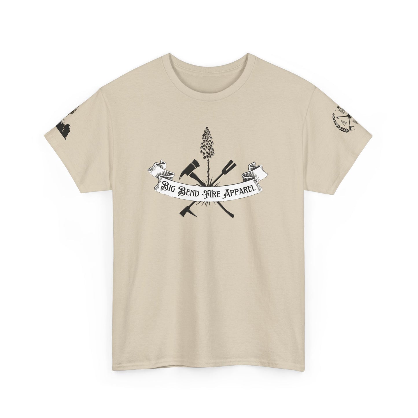 Big Bend Fire Apparel Desert Cotton Tee - Casual Graphic Tee