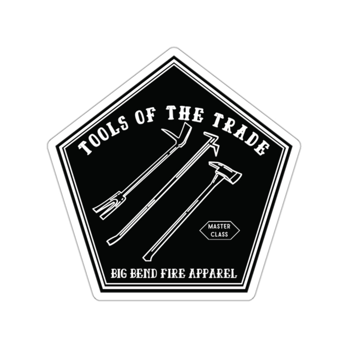 Tools of the Trade Die-Cut Stickers, Firefighter Stickers, Gifts for Tradespeople