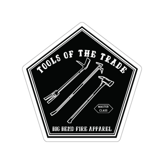 Tools of the Trade Die-Cut Stickers, Firefighter Stickers, Gifts for Tradespeople
