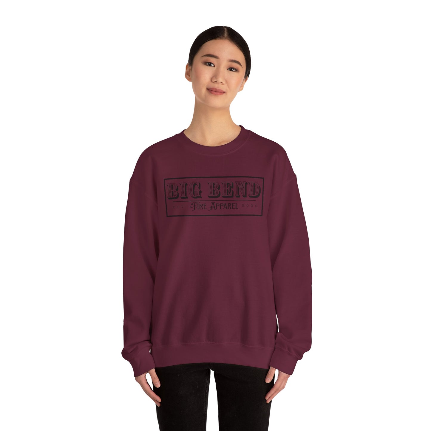 From Far West Texas Crewneck Sweatshirt | Cozy Gift for Wildfire Enthusiasts, Perfect for Fall, Texas Pride, and Casual Outings