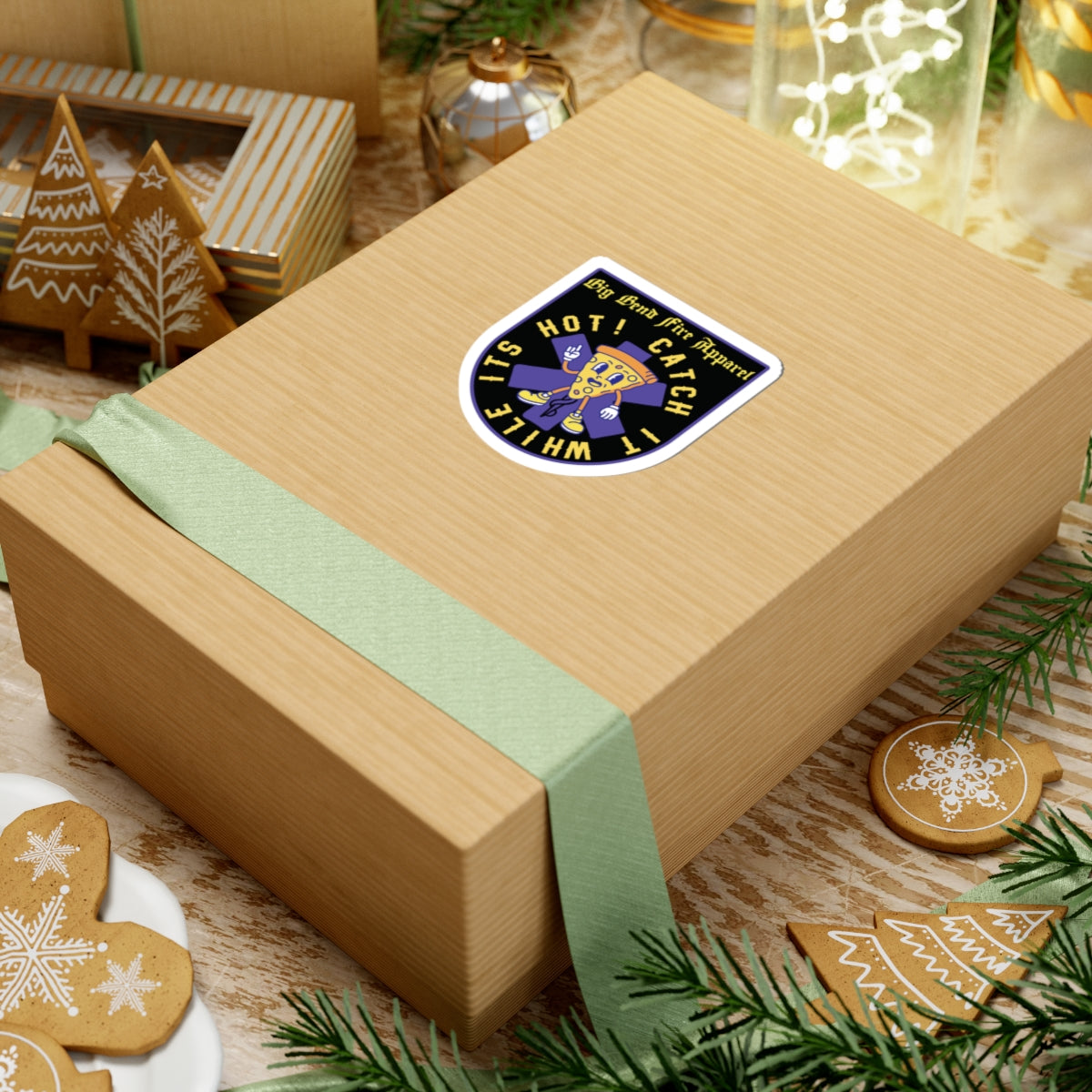 Catch it while its hot! -Kiss-Cut Stickers