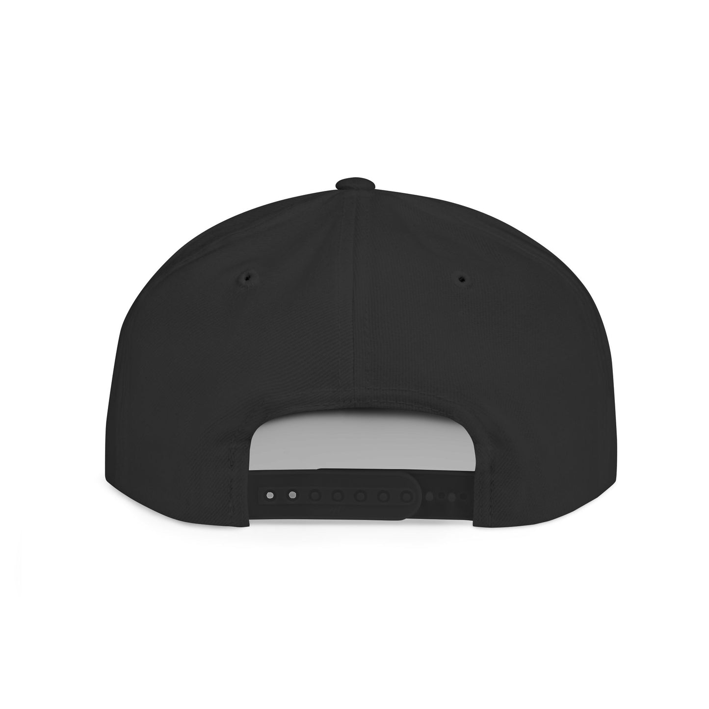 Embroidered Flat Bill Snapback Cap - BBFA Roundel