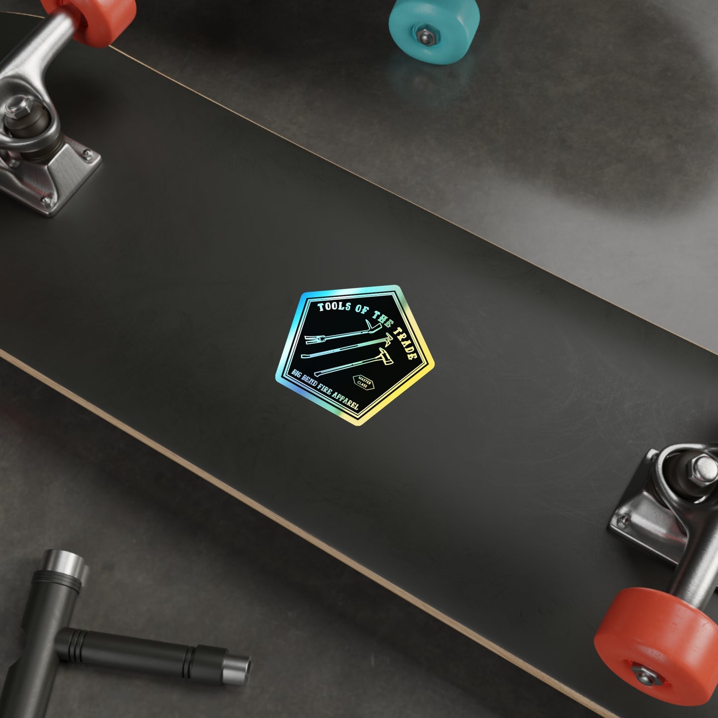 Holographic Die-cut Stickers | Tools of the Trade | Perfect for Skaters, Firefighters, DIY enthusiasts | Unique Decor, Gifts, Art, [...]