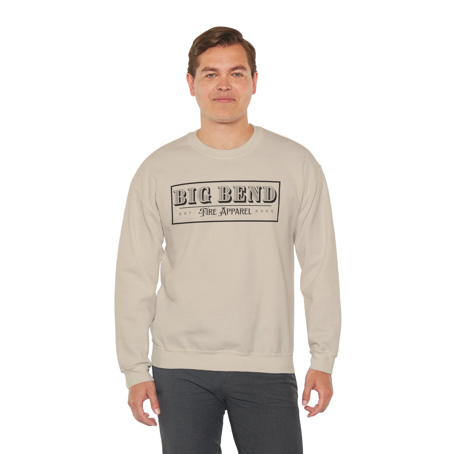 From Far West Texas Crewneck Sweatshirt | Cozy Gift for Wildfire Enthusiasts, Perfect for Fall, Texas Pride, and Casual Outings