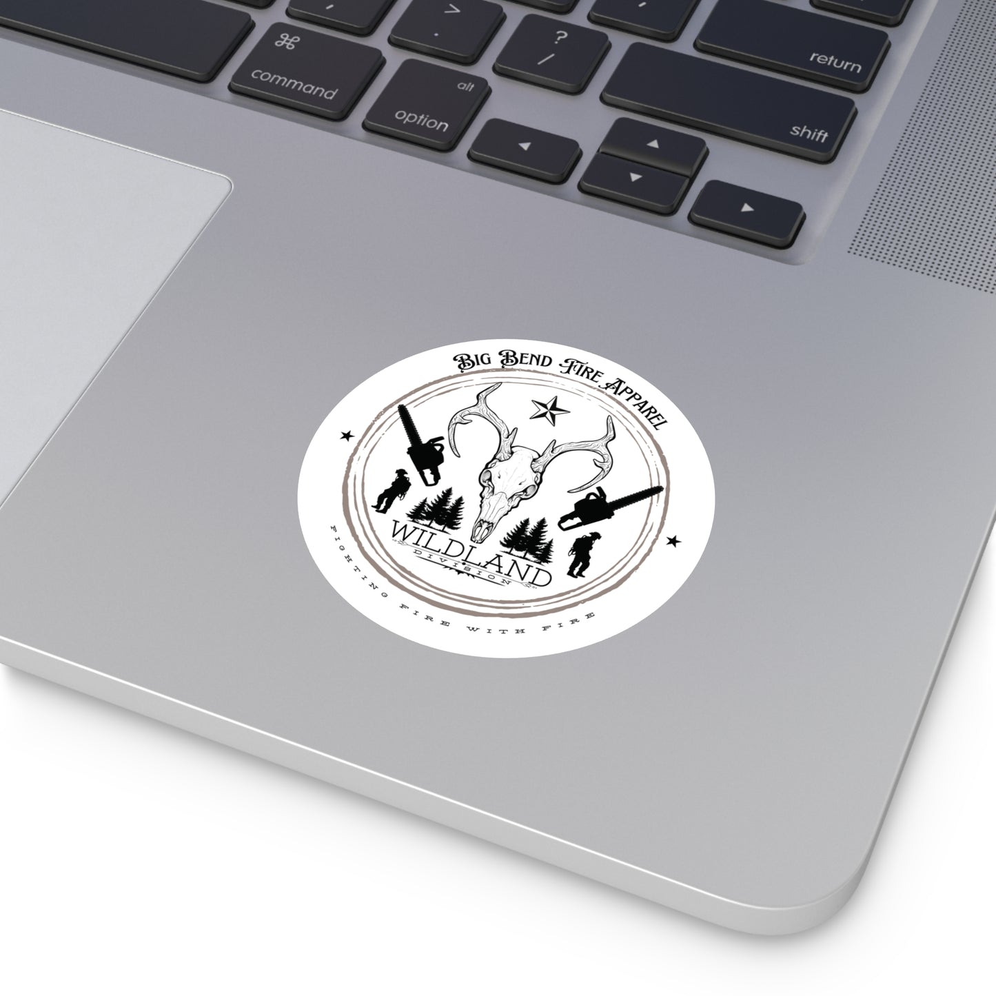 Wildland Division Round Stickers - Indoor/Outdoor Decor