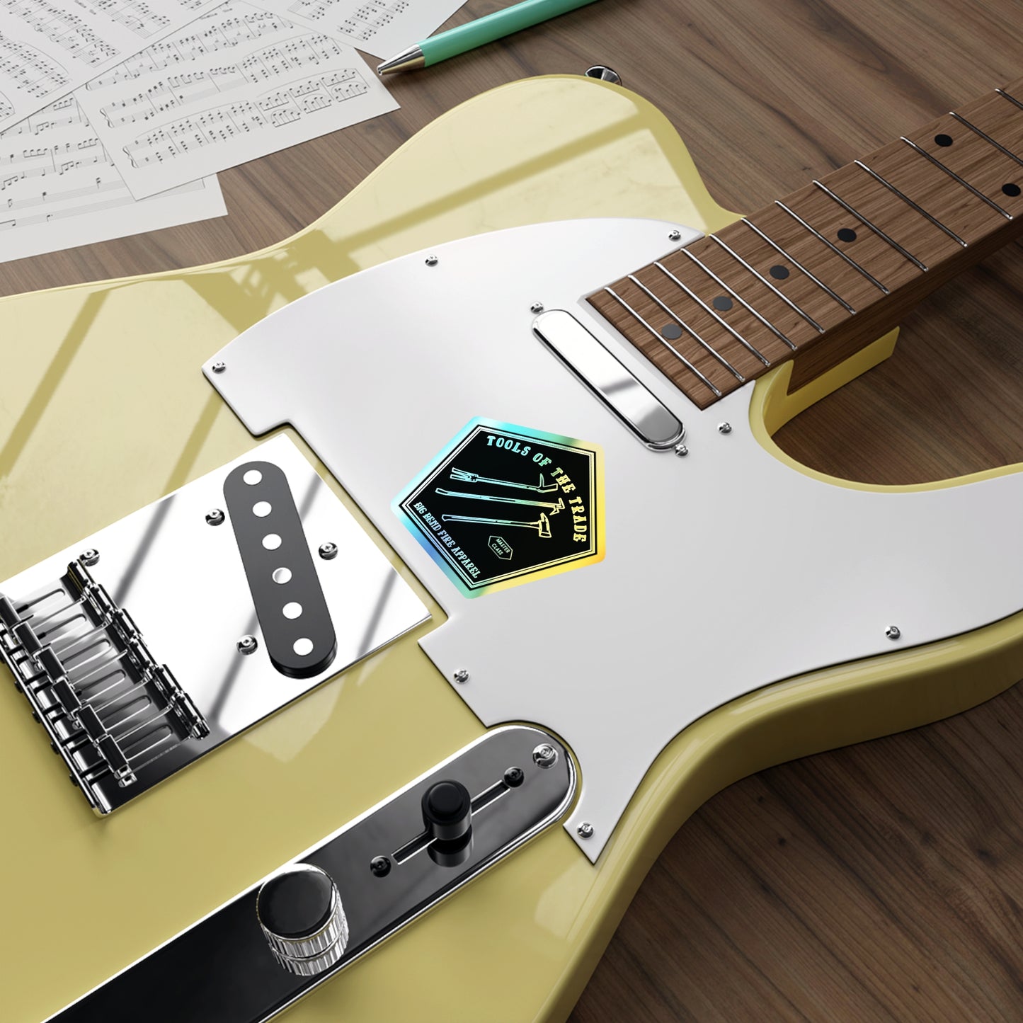 Holographic Die-cut Stickers | Tools of the Trade | Perfect for Skaters, Firefighters, DIY enthusiasts | Unique Decor, Gifts, Art, [...]