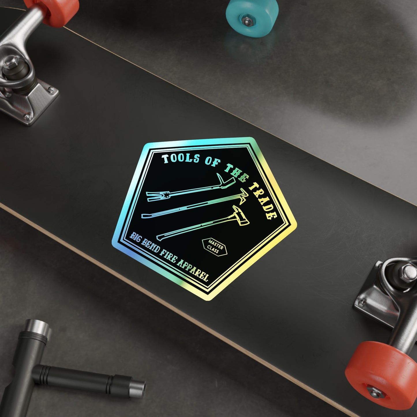 Holographic Die-cut Stickers | Tools of the Trade | Perfect for Skaters, Firefighters, DIY enthusiasts | Unique Decor, Gifts, Art, [...]