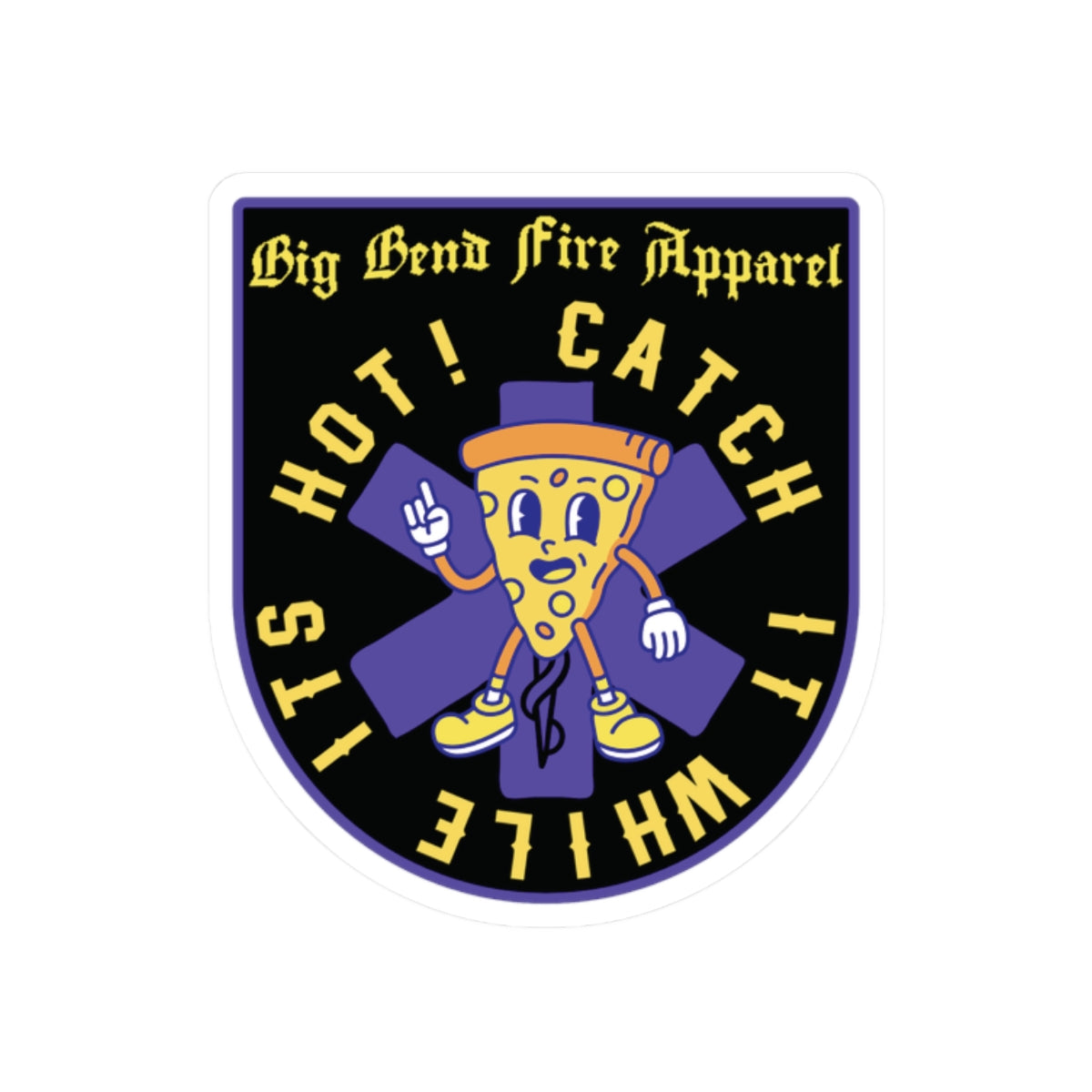 Catch it while its hot! -Kiss-Cut Stickers