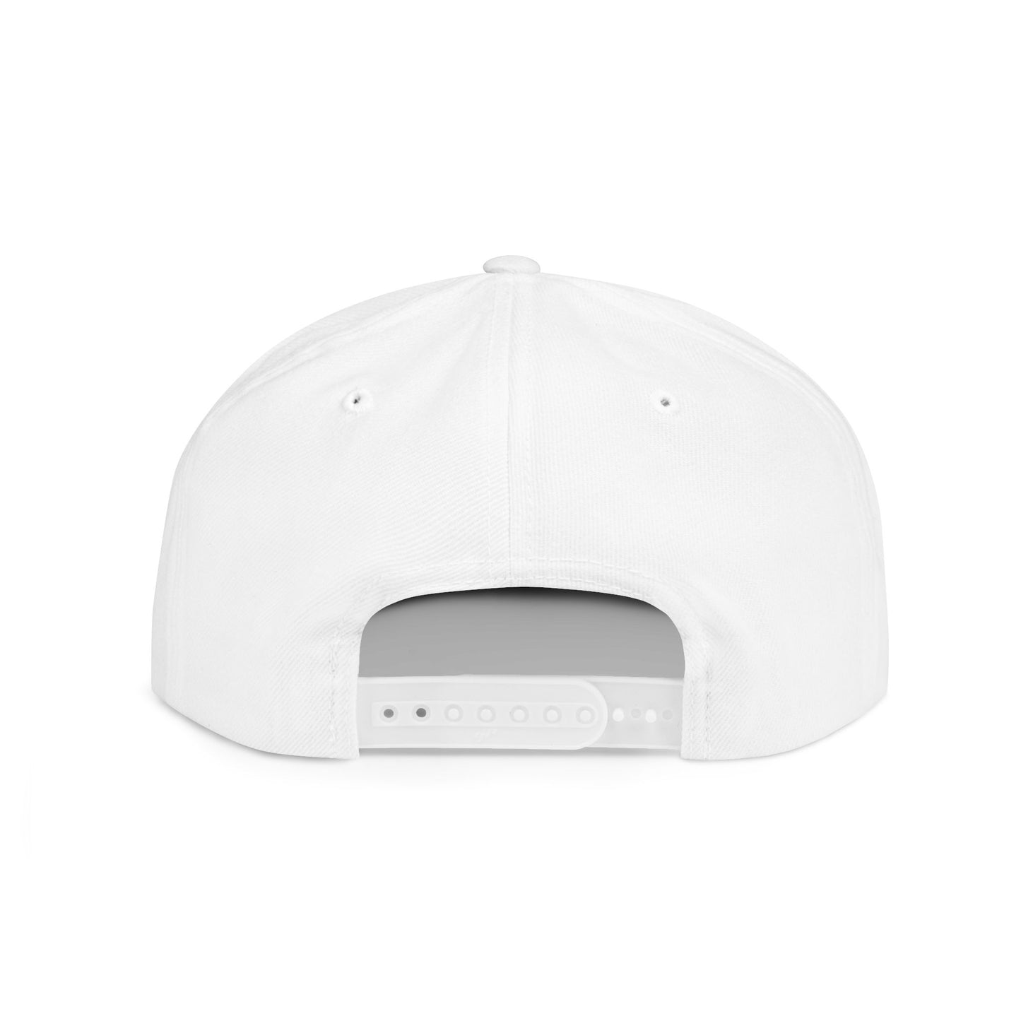 Embroidered Flat Bill Snapback Cap - BBFA Roundel