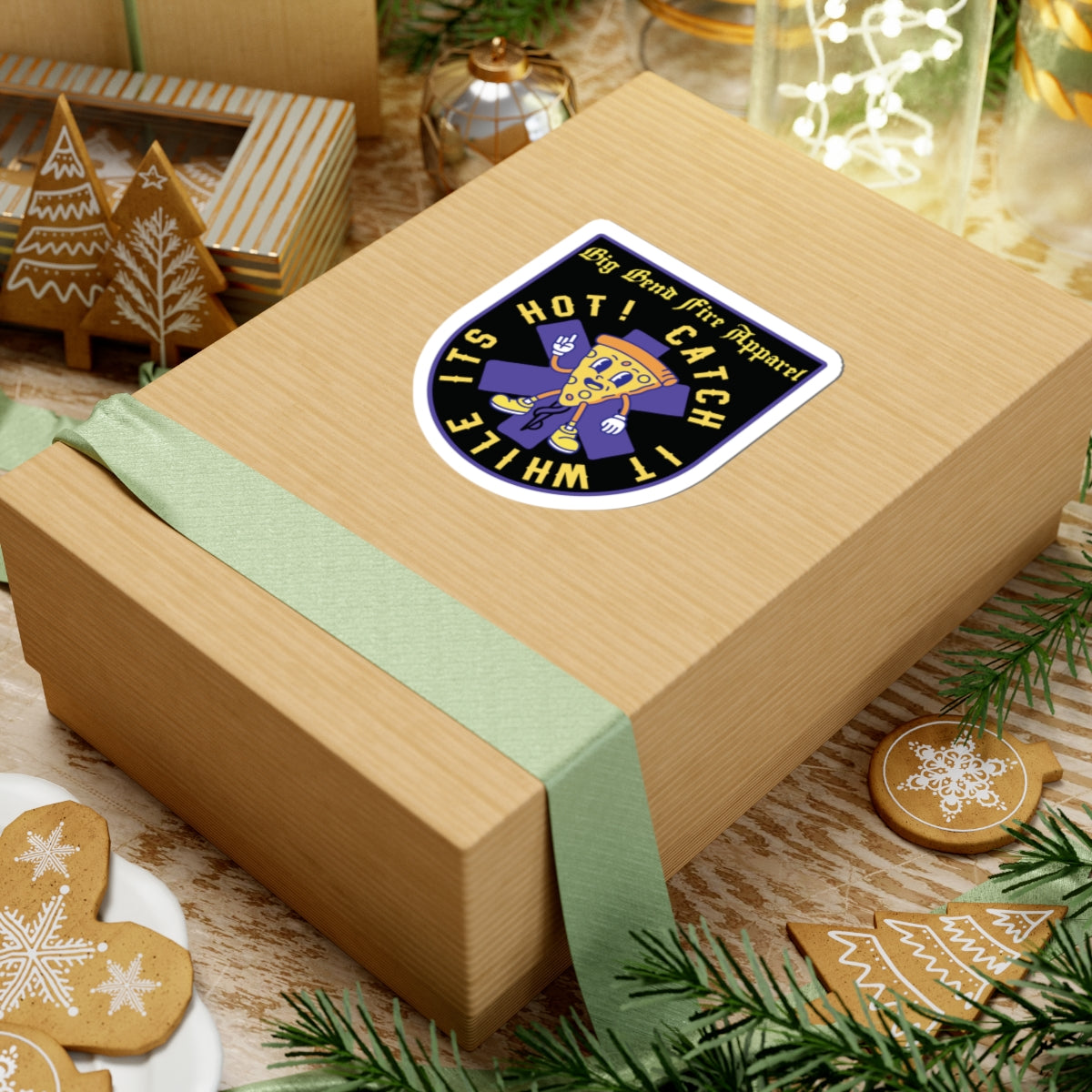 Catch it while its hot! -Kiss-Cut Stickers