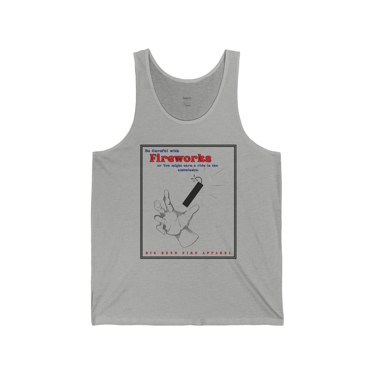 Vintage Fireworks Tank - Unisex Tank top - EMS