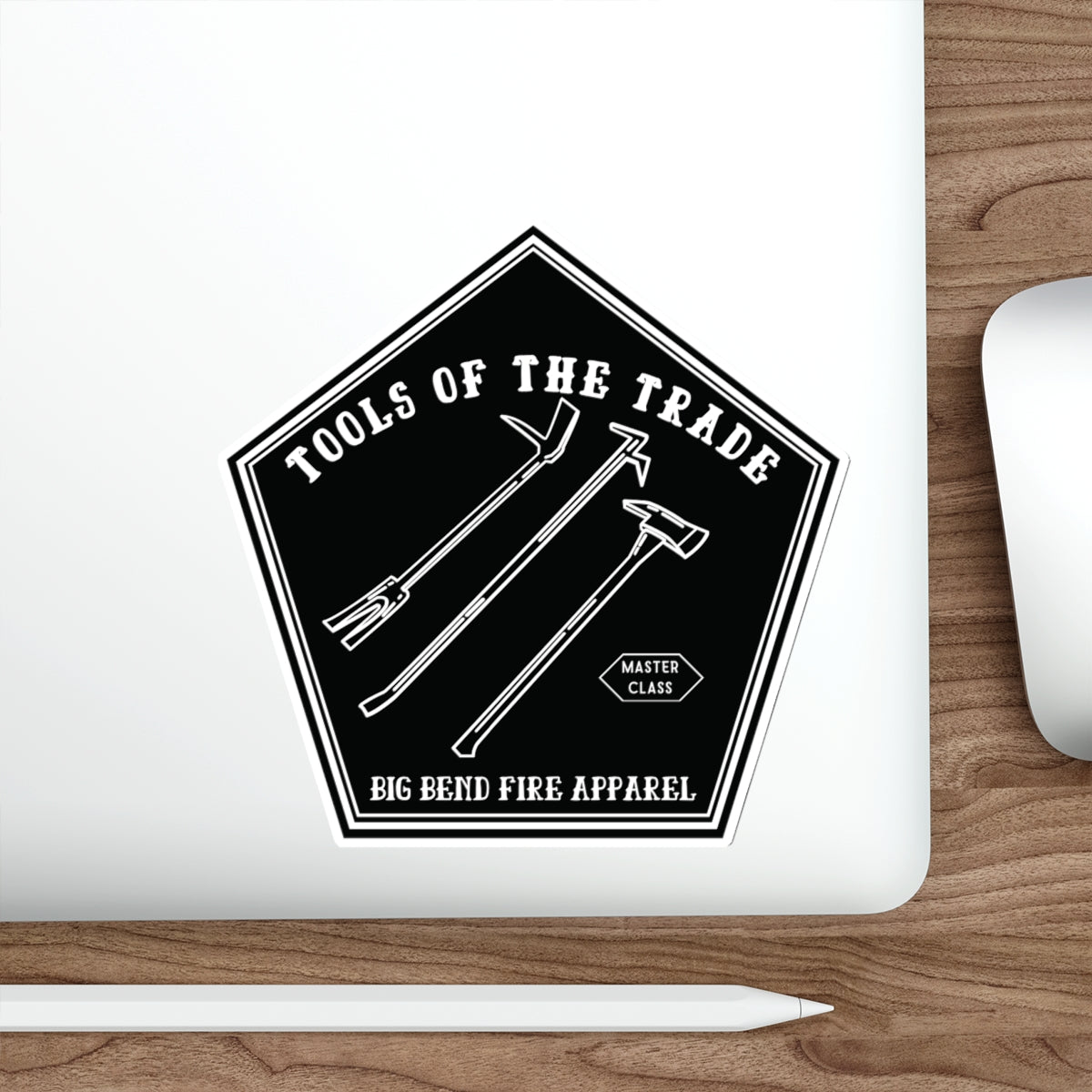 Tools of the Trade Die-Cut Stickers, Firefighter Stickers, Gifts for Tradespeople
