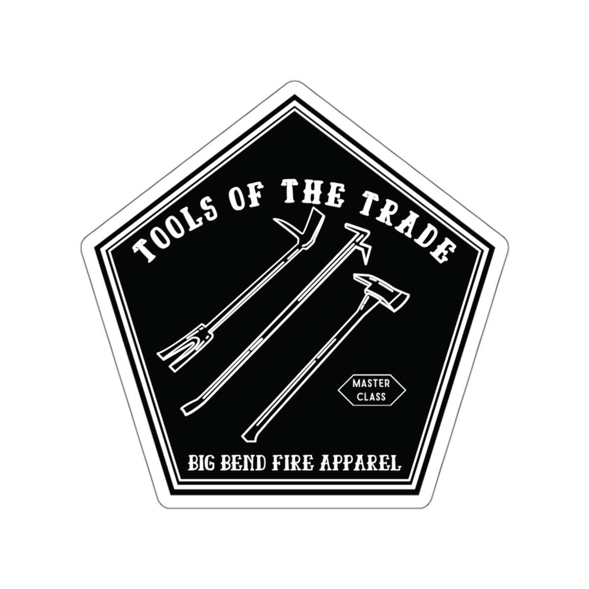 Tools of the Trade Die-Cut Stickers, Firefighter Stickers, Gifts for Tradespeople
