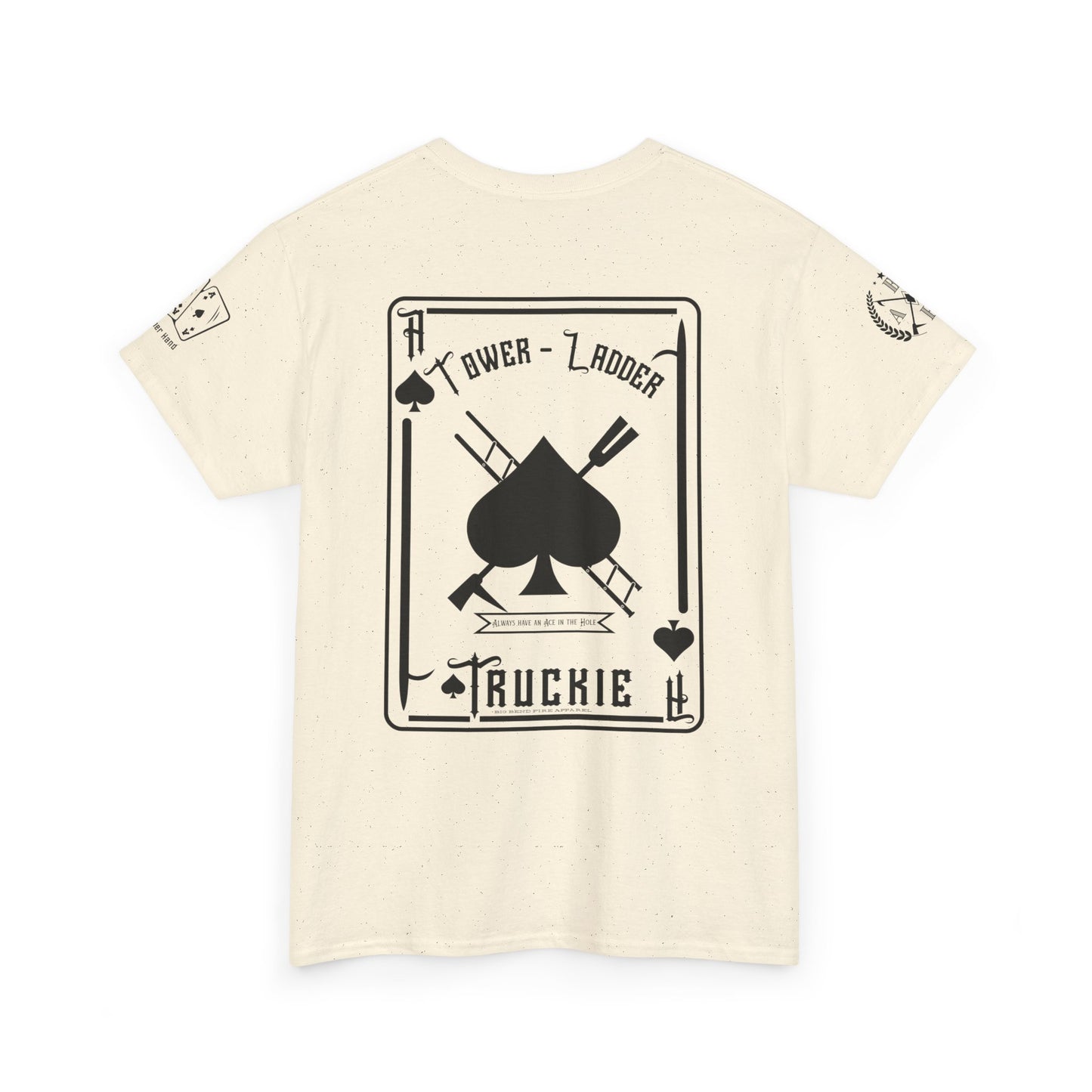 Ace of Spades Truckie Graphic Tee - Unisex Heavy Cotton T-Shirt - Multiple Colors