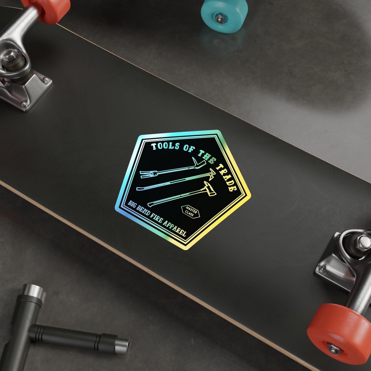 Holographic Die-cut Stickers | Tools of the Trade | Perfect for Skaters, Firefighters, DIY enthusiasts | Unique Decor, Gifts, Art, [...]