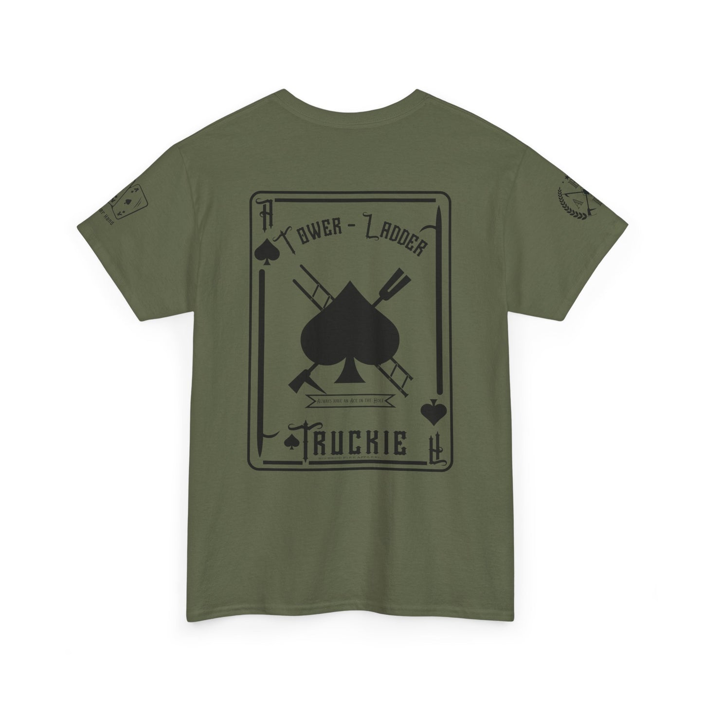 Ace of Spades Truckie Graphic Tee - Unisex Heavy Cotton T-Shirt - Multiple Colors