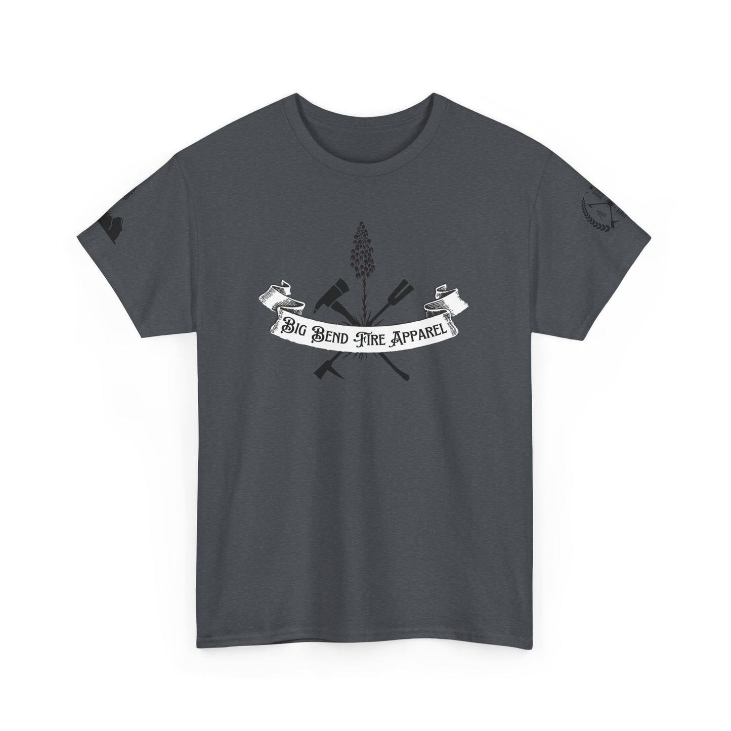 Big Bend Fire Apparel Desert Cotton Tee - Casual Graphic Tee