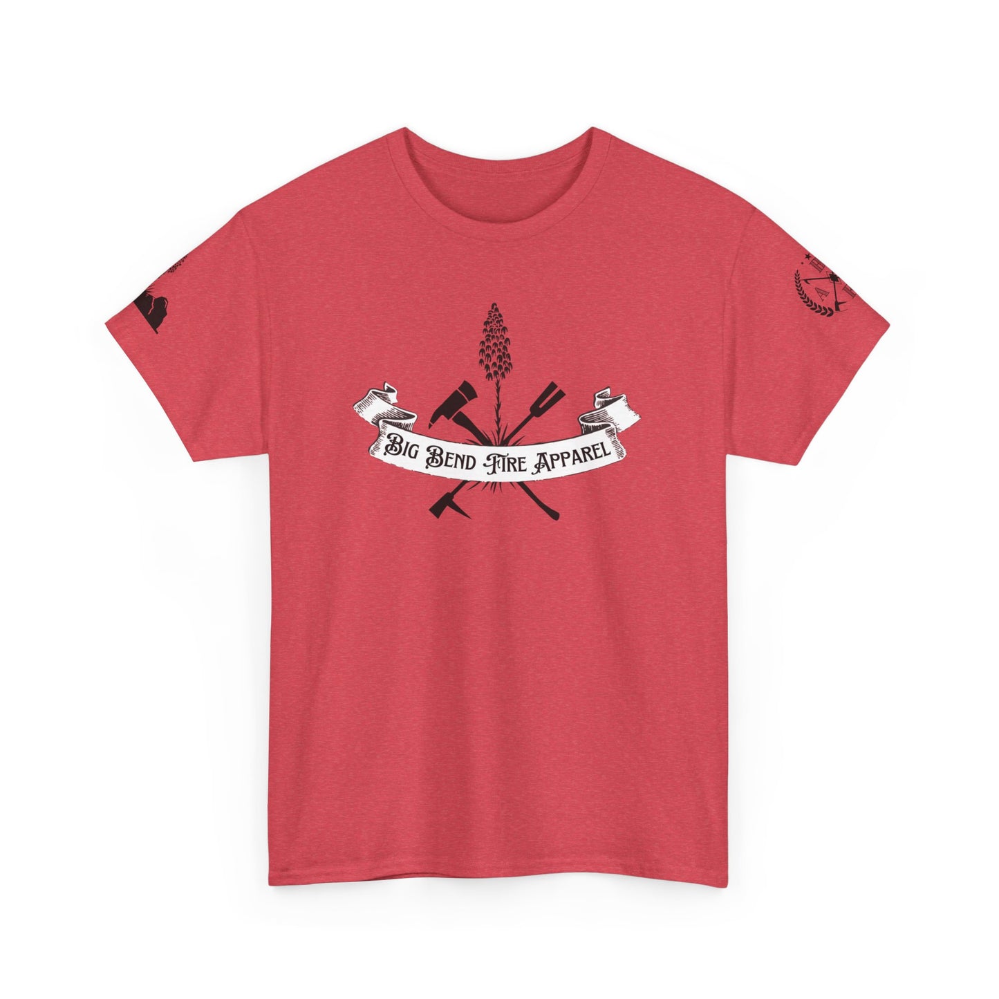Big Bend Fire Apparel Desert Cotton Tee - Casual Graphic Tee